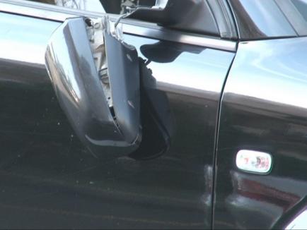 Accident pe Decebal: Un şofer de 18 ani a lovit un pieton care traversa neregulamentar (FOTO)